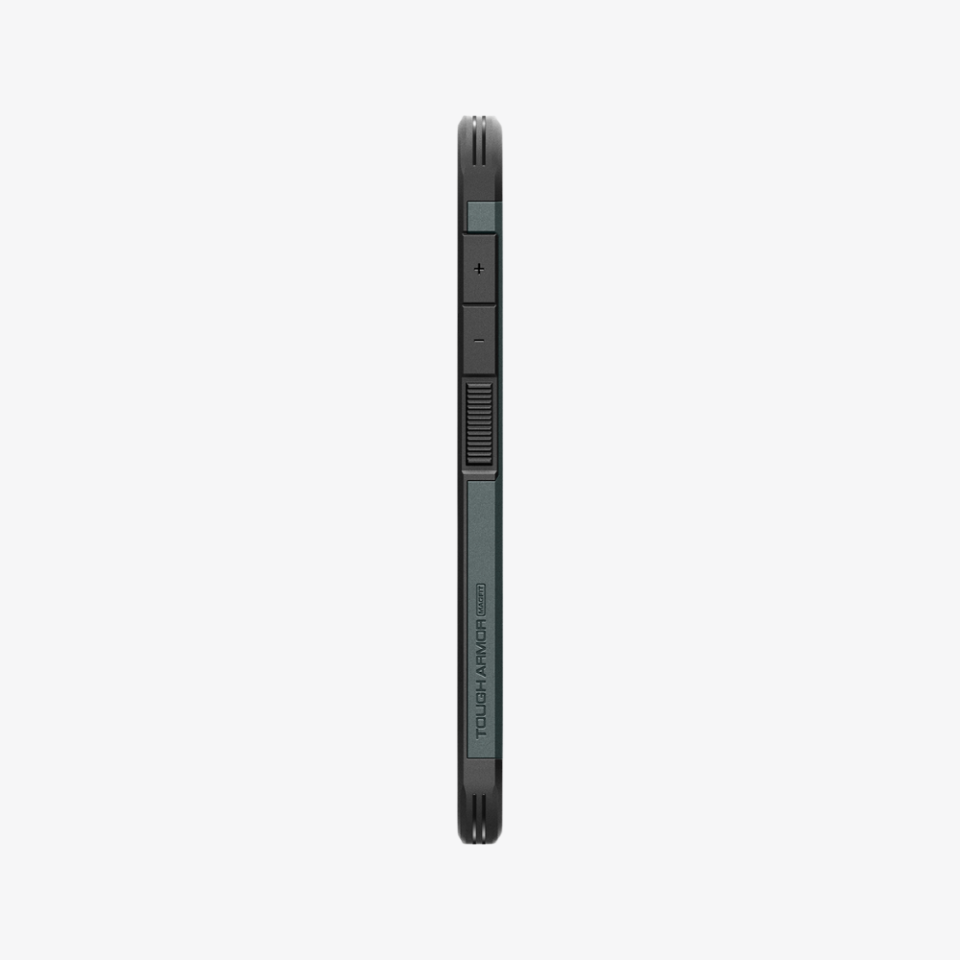 Spigen Galaxy S25 Kılıf Tough Armor AI MagFit Özellikli Abyss Green