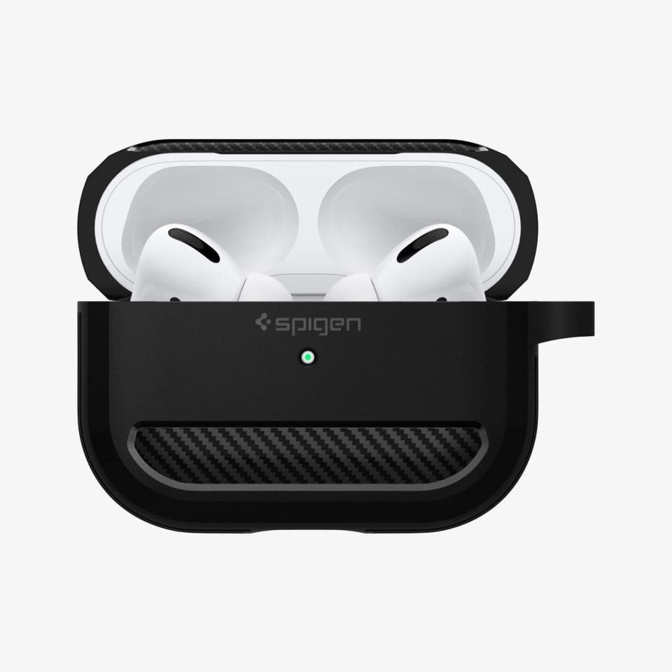 AirPods Pro Kulaklık Kılıf, Spigen Rugged Armor Matte Black