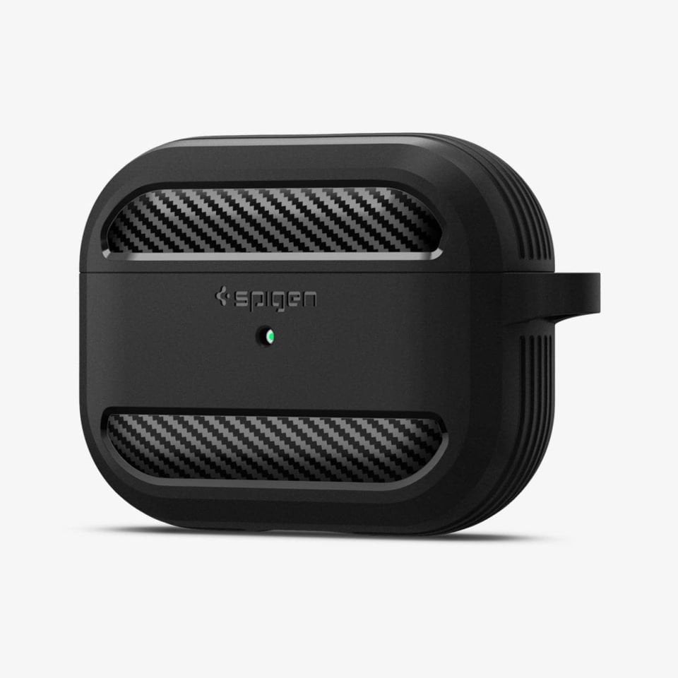 AirPods Pro Kulaklık Kılıf, Spigen Rugged Armor Matte Black