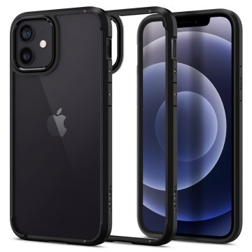 iPhone 12 / iPhone 12 Pro Kılıf, Spigen Ultra Hybrid Matte Black