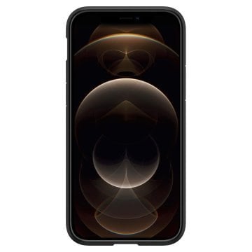 iPhone 12 / iPhone 12 Pro Kılıf, Spigen Ultra Hybrid Matte Black