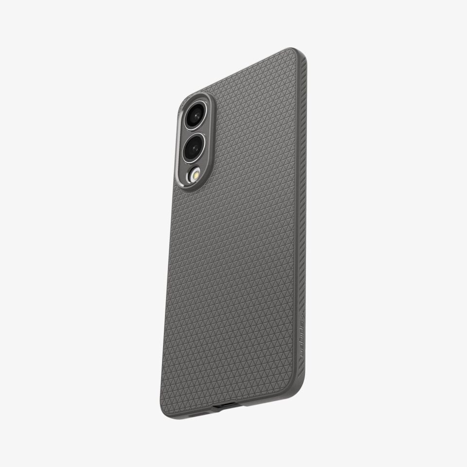 Spigen Galaxy S25 Edge Kılıf Liquid Air Marble Gray