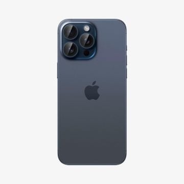 Spigen iPhone 17 Pro Max / 17 Pro / 16 Pro Max / 16 Pro / 15 Pro Max / 15 Pro / 14 Pro Max / 14 Pro Kamera Lens Camı Koruyucu Kolay Kurulum GLAS.tR EZ Fit Optik Pro (2 Adet)