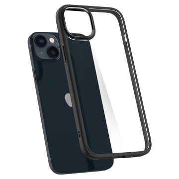 iPhone 14 Plus Kılıf, Spigen Crystal Hybrid Matte Black