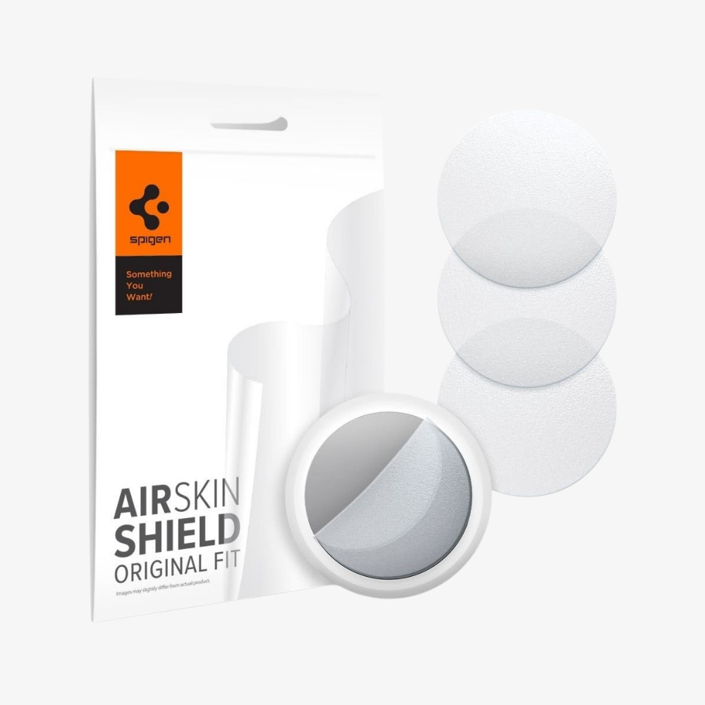 AirTag Ekran Koruyucu Spigen AirSkin Shield HD (Ön 4 Adet + Arka 4 Adet) Matte Clear