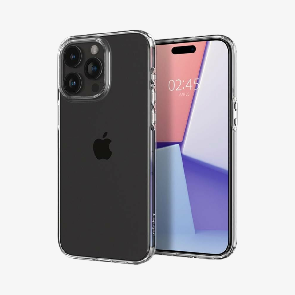 iPhone 15 Pro Kılıf, Spigen Crystal Flex Crystal Clear