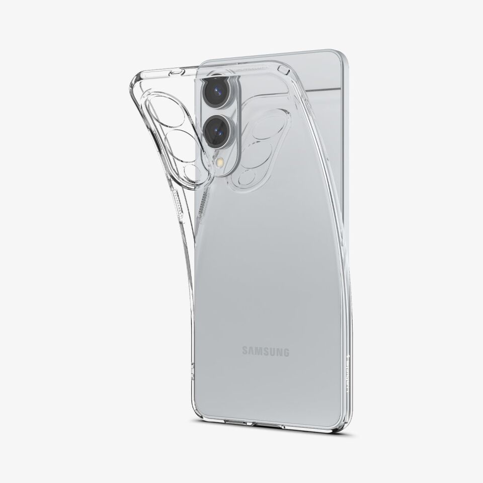 Spigen Galaxy S25 Edge Kılıf Liquid Crystal 4 Tarafı Tam Koruma Crystal Clear
