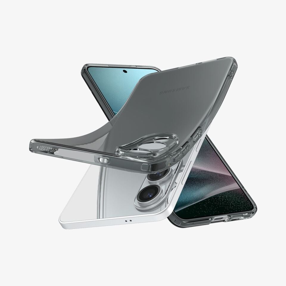 Spigen Galaxy S25 Edge Kılıf Liquid Crystal 4 Tarafı Tam Koruma Space Crystal