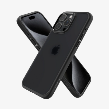 iPhone 15 Pro Max Kılıf, Spigen Ultra Hybrid Matte Frost Black