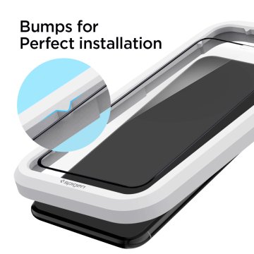 iPhone 11 / XR Cam Ekran Koruyucu Kolay Kurulum, Spigen AlignMaster Full Cover Glass Black