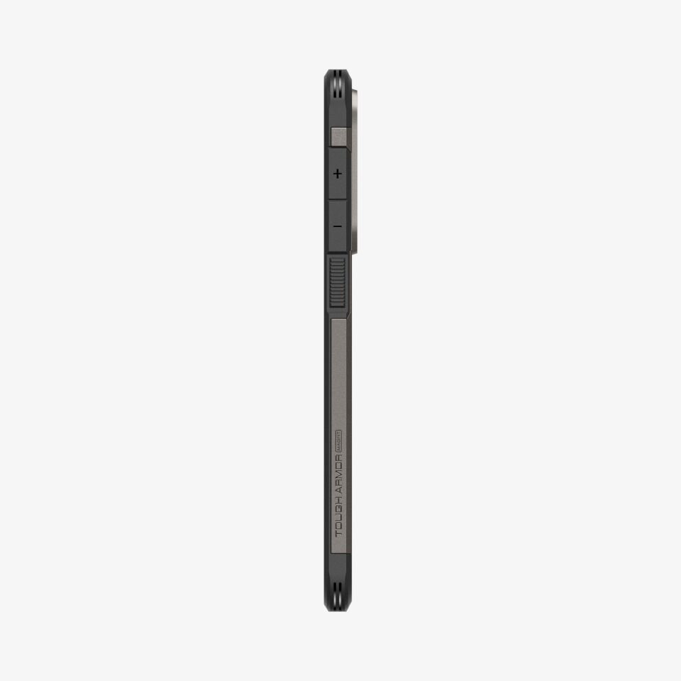 Spigen Galaxy S25 Edge Kılıf Tough Armor AI MagFit özellikli Gunmetal