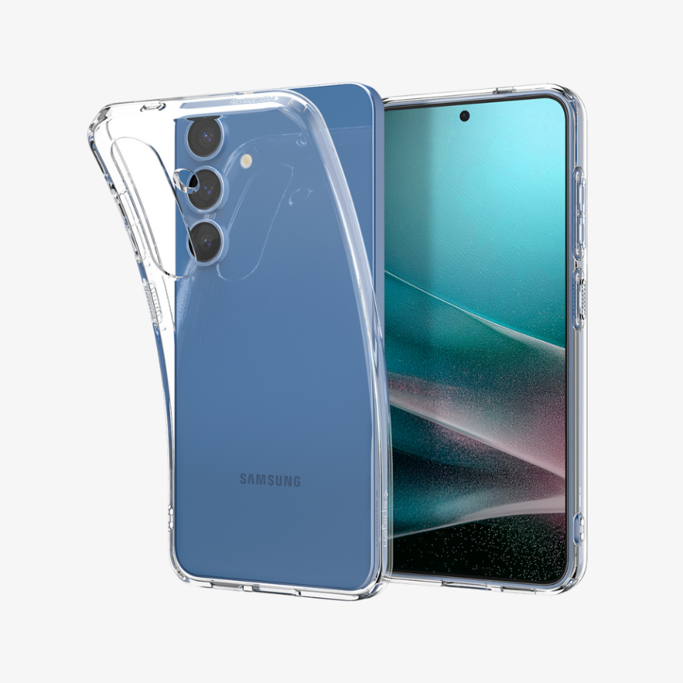Spigen Galaxy S25 Plus Kılıf Liquid Crystal 4 Tarafı Tam Koruma Crystal Clear