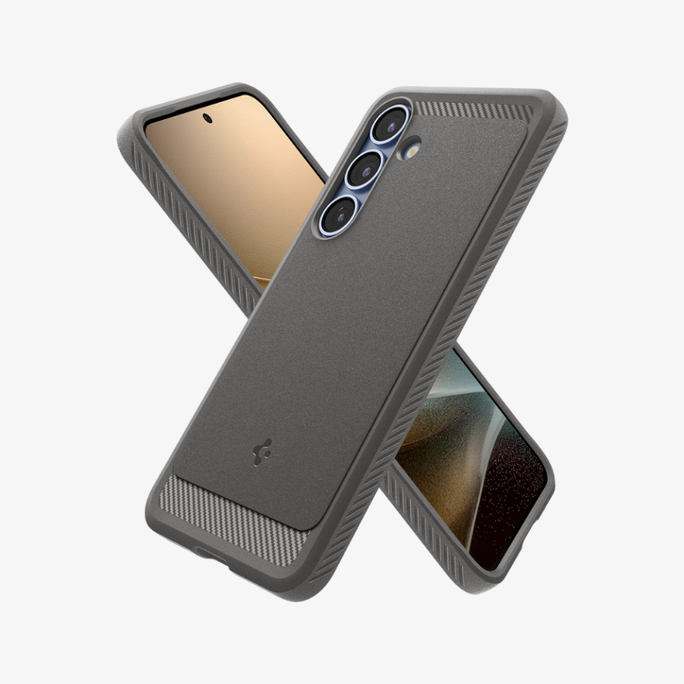 Spigen Galaxy S25 Plus Kılıf Rugged Armor MagFit Özellikli Marble Gray
