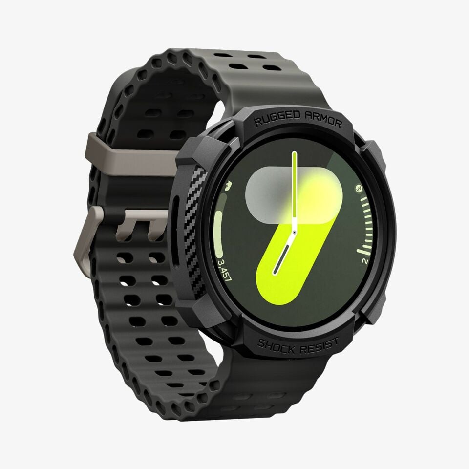 Spigen Galaxy Watch 8 (44mm) Kılıf Rugged Armor Matte Black