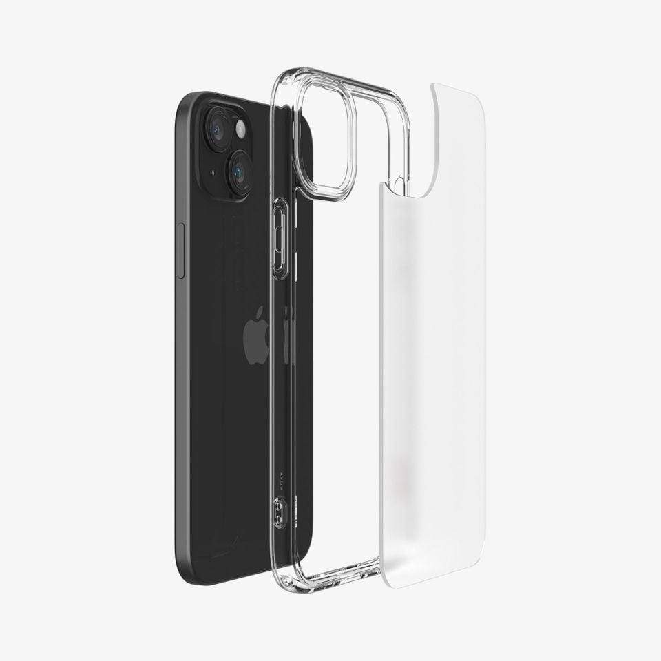 iPhone 15 Plus Kılıf, Spigen Ultra Hybrid Matte Frost Black