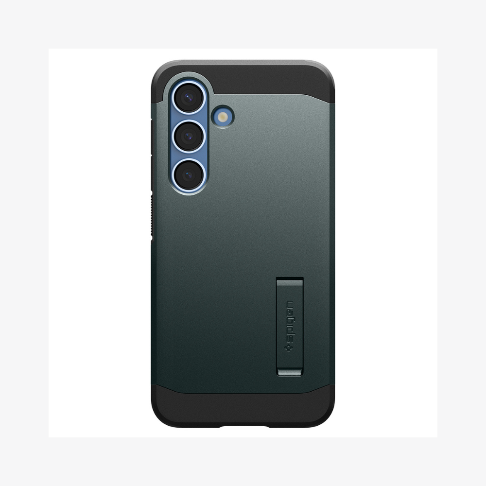 Spigen Galaxy S25 Plus Kılıf Tough Armor AI MagFit Özellikli Abyss Green