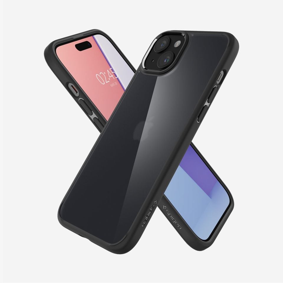iPhone 15 Kılıf, Spigen Ultra Hybrid Matte Frost Black
