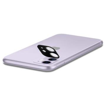 iPhone 11 Kamera Lens Cam Ekran Koruyucu, Spigen Full Cover (2 Adet) Purple