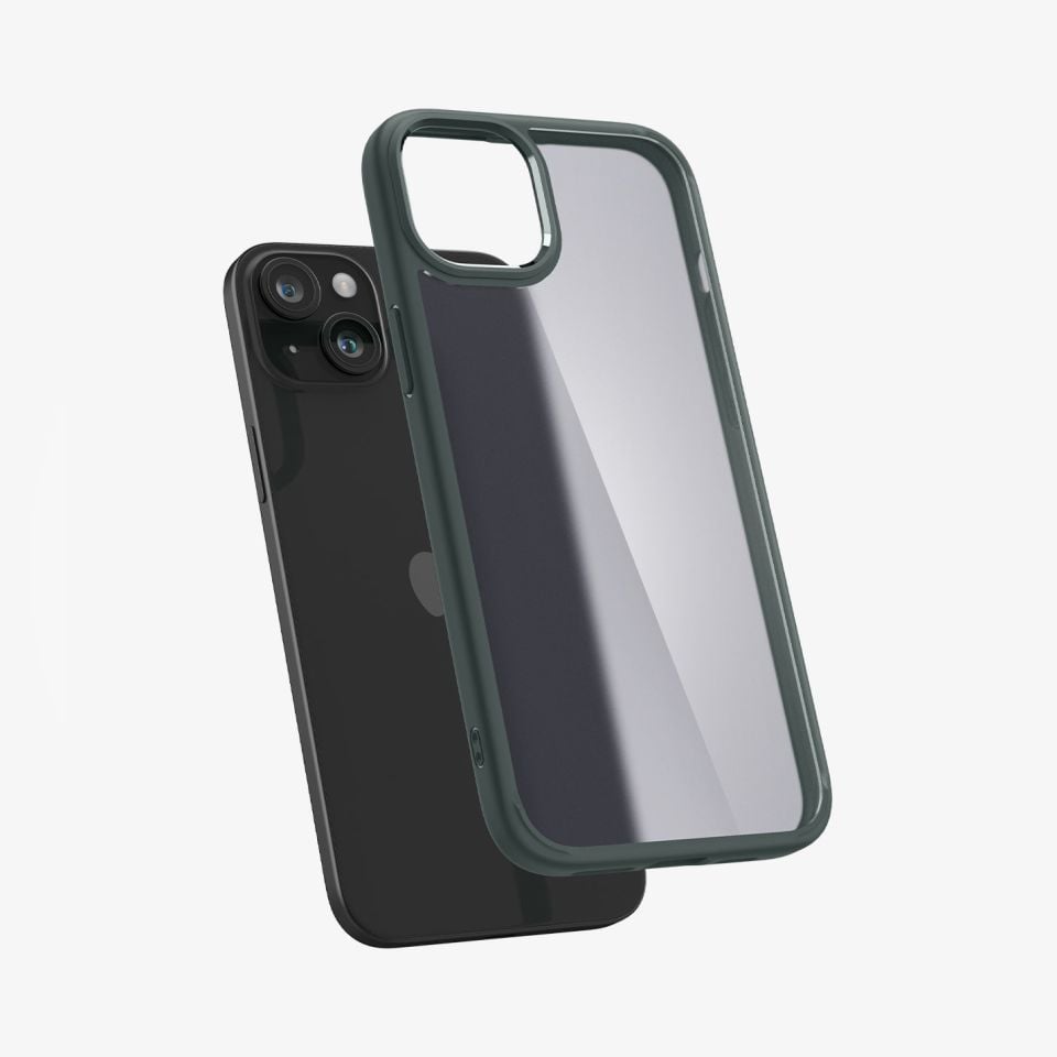 iPhone 15 Kılıf, Spigen Ultra Hybrid Matte Frost Green