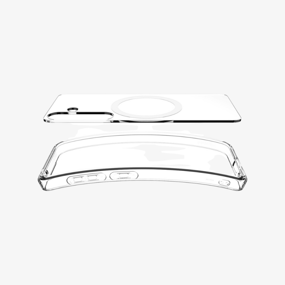Spigen Galaxy S25 Plus Kılıf Ultra Hybrid MagFit Özellikli Clear White
