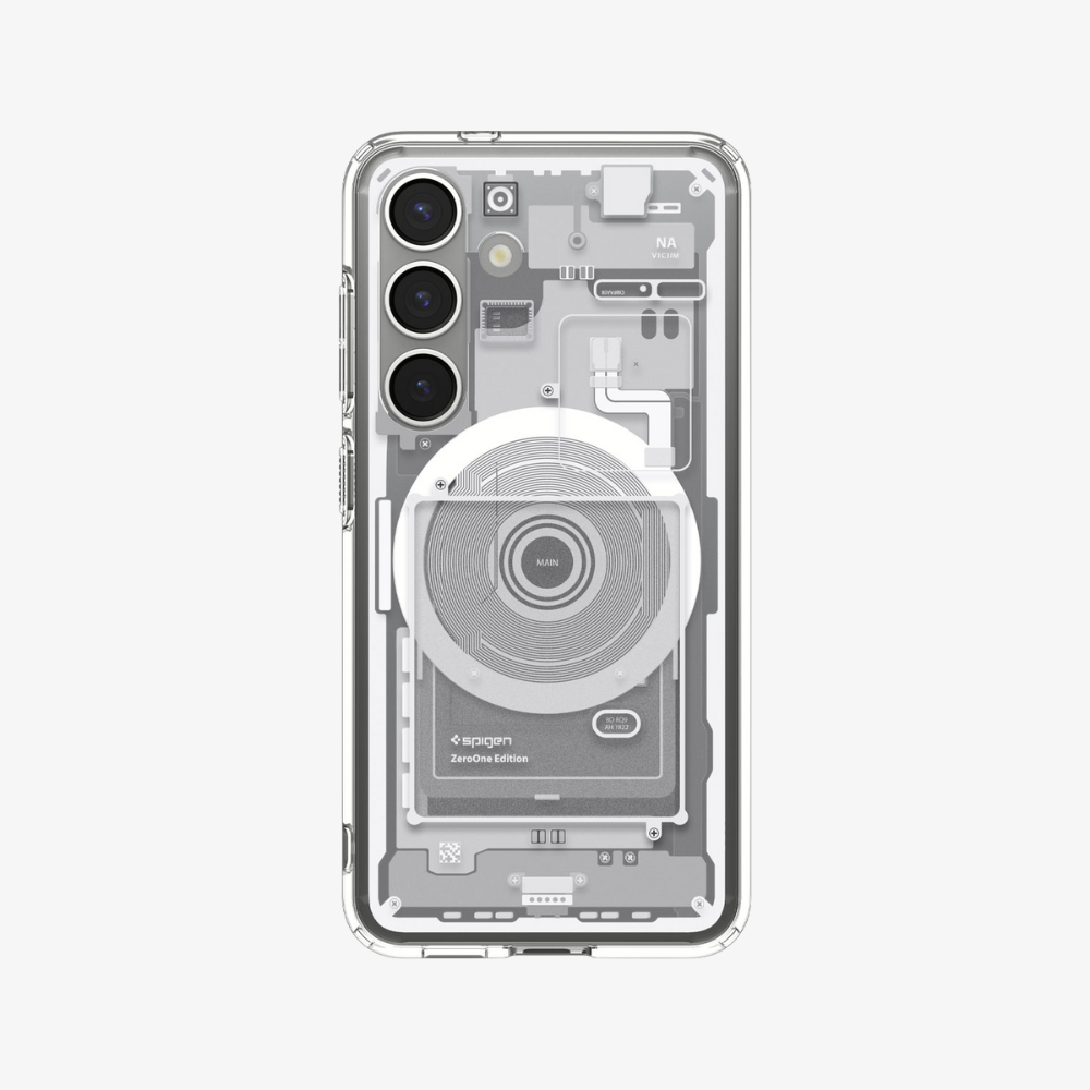 Spigen Galaxy S25 Plus Kılıf Ultra Hybrid Zero One MagFit Özellikli Zero One White