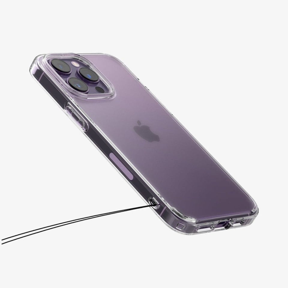 iPhone 14 Pro Kılıf, Spigen Ultra Hybrid Matte Frost Clear