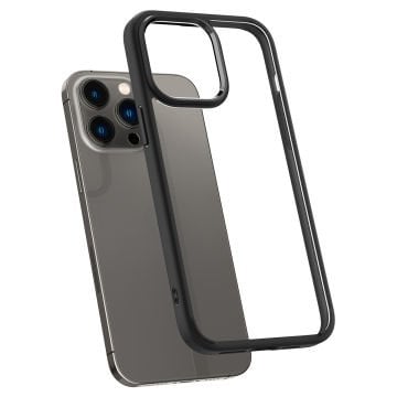 iPhone 14 Pro Kılıf, Spigen Crystal Hybrid Matte Black