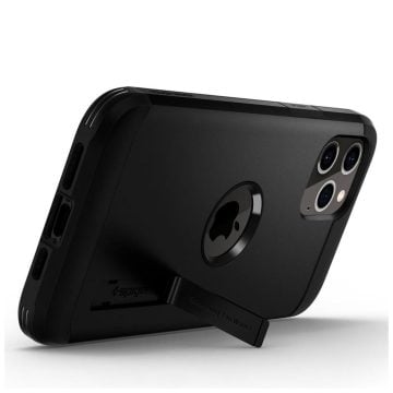 iPhone 12 Pro Max Kılıf, Spigen Tough Armor Black