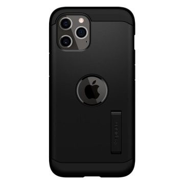 iPhone 12 Pro Max Kılıf, Spigen Tough Armor Black