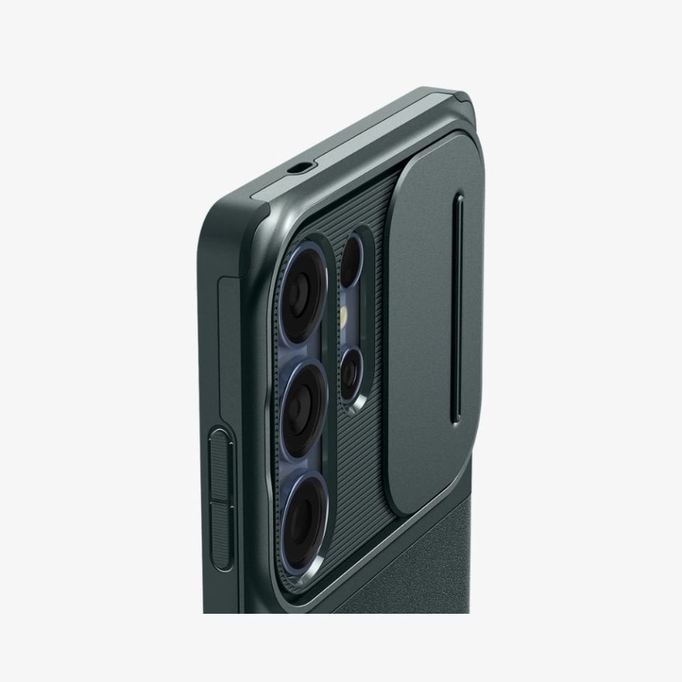 Spigen Galaxy S25 Ultra Kılıf Optik Armor Abyss Green