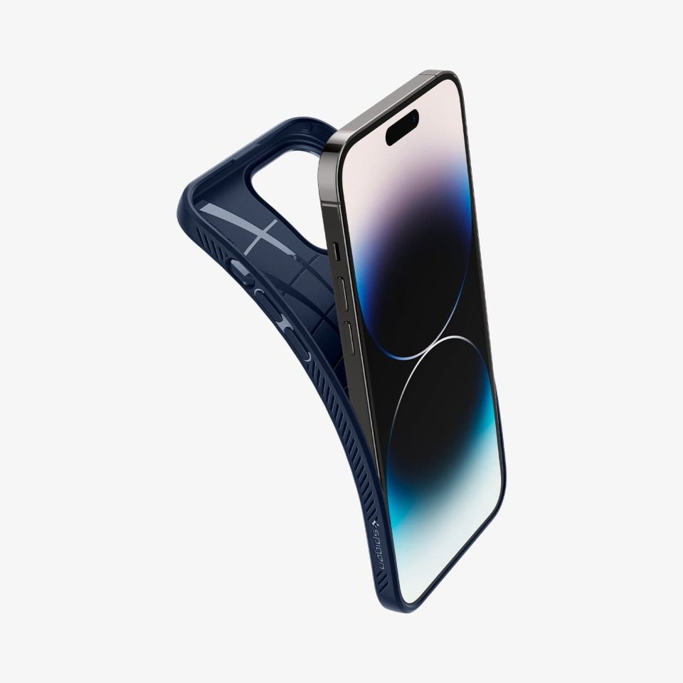 iPhone 14 Pro Kılıf, Spigen Liquid Air Navy Blue