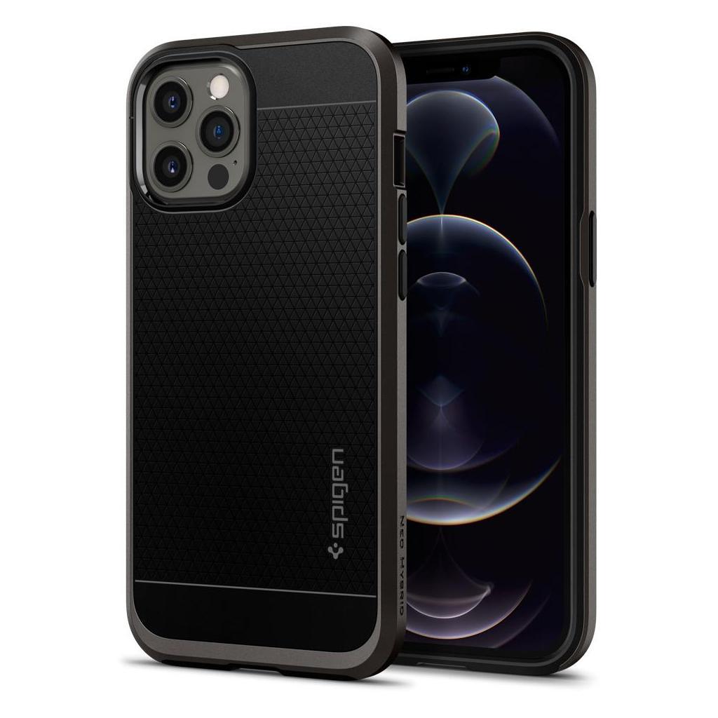 iPhone 12 Pro Max Kılıf, Spigen Neo Hybrid Gunmetal