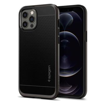 iPhone 12 Pro Max Kılıf, Spigen Neo Hybrid Gunmetal