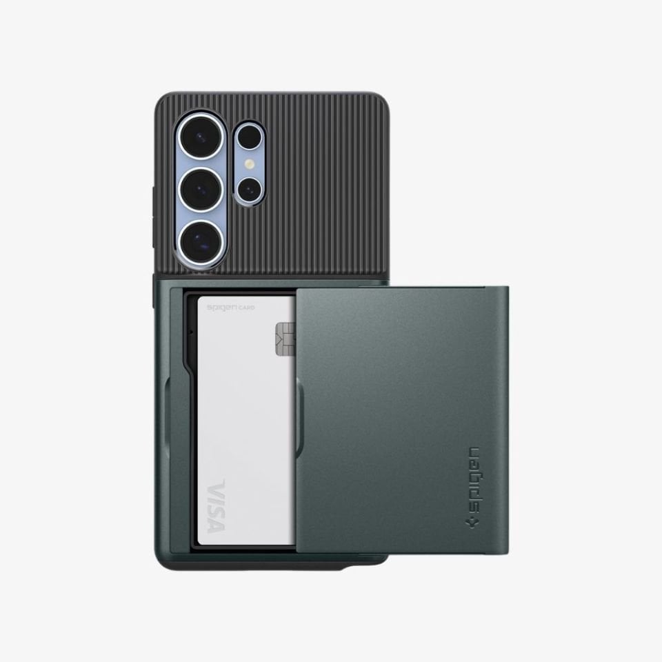 Spigen Galaxy S25 Ultra Kılıf Slim Armor CS Abyss Green
