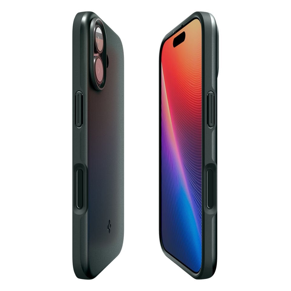 Spigen iPhone 17 ince MagSafe Kılıf Thin Fit Hava Kanalı Teknolojisi™ Askeri Sınıf Koruma MagFit Kapak Abyss Green