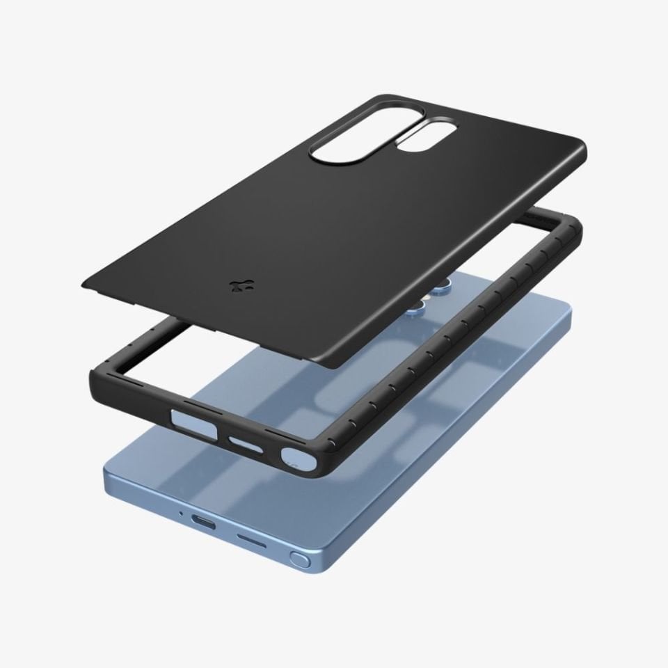Spigen Galaxy S25 Ultra Kılıf Thin Fit MagFit Özellikli Black