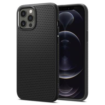 iPhone 12 Pro Max Kılıf, Spigen Liquid Air Matte Black