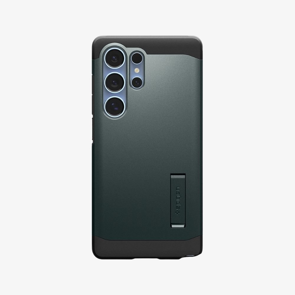 Spigen Galaxy S25 Ultra Kılıf Tough Armor AI MagFit Özellikli Abyss Green