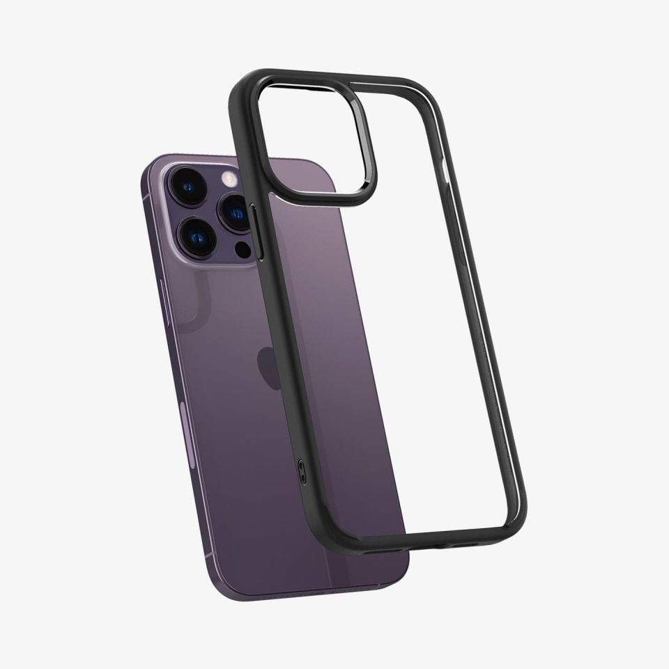 iPhone 14 Pro Kılıf, Spigen Ultra Hybrid Matte Black