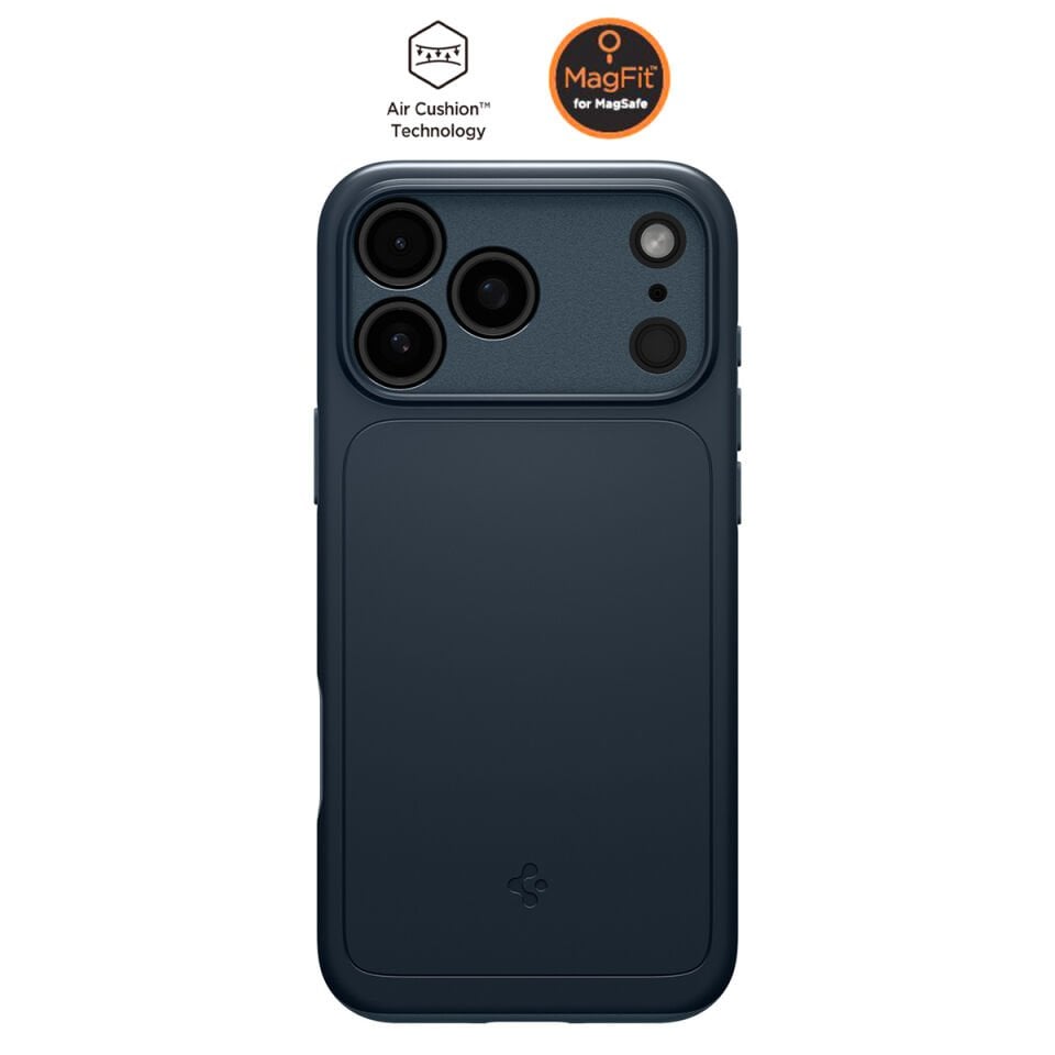 Spigen iPhone 17 Pro Max ince MagSafe Kılıf Thin Fit Hava Kanalı Teknolojisi™ Askeri Sınıf Koruma MagFit Kapak Metal Slate