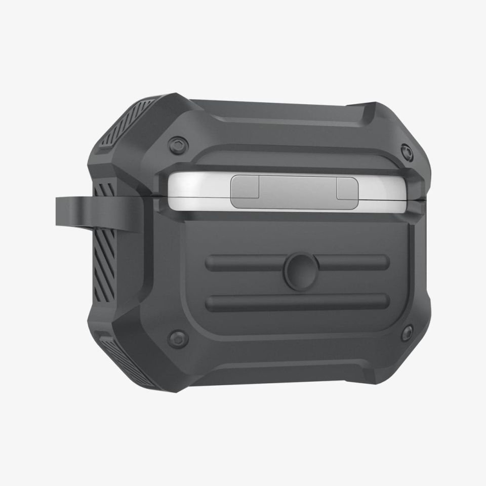 AirPods Pro Kulaklık Kılıfı, Spigen Tough Armor Charcoal