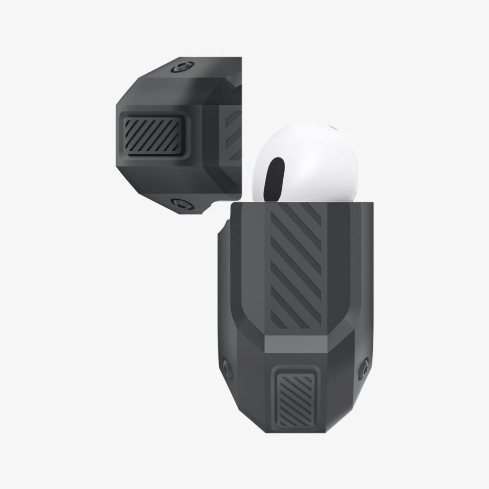 AirPods Pro Kulaklık Kılıfı, Spigen Tough Armor Charcoal