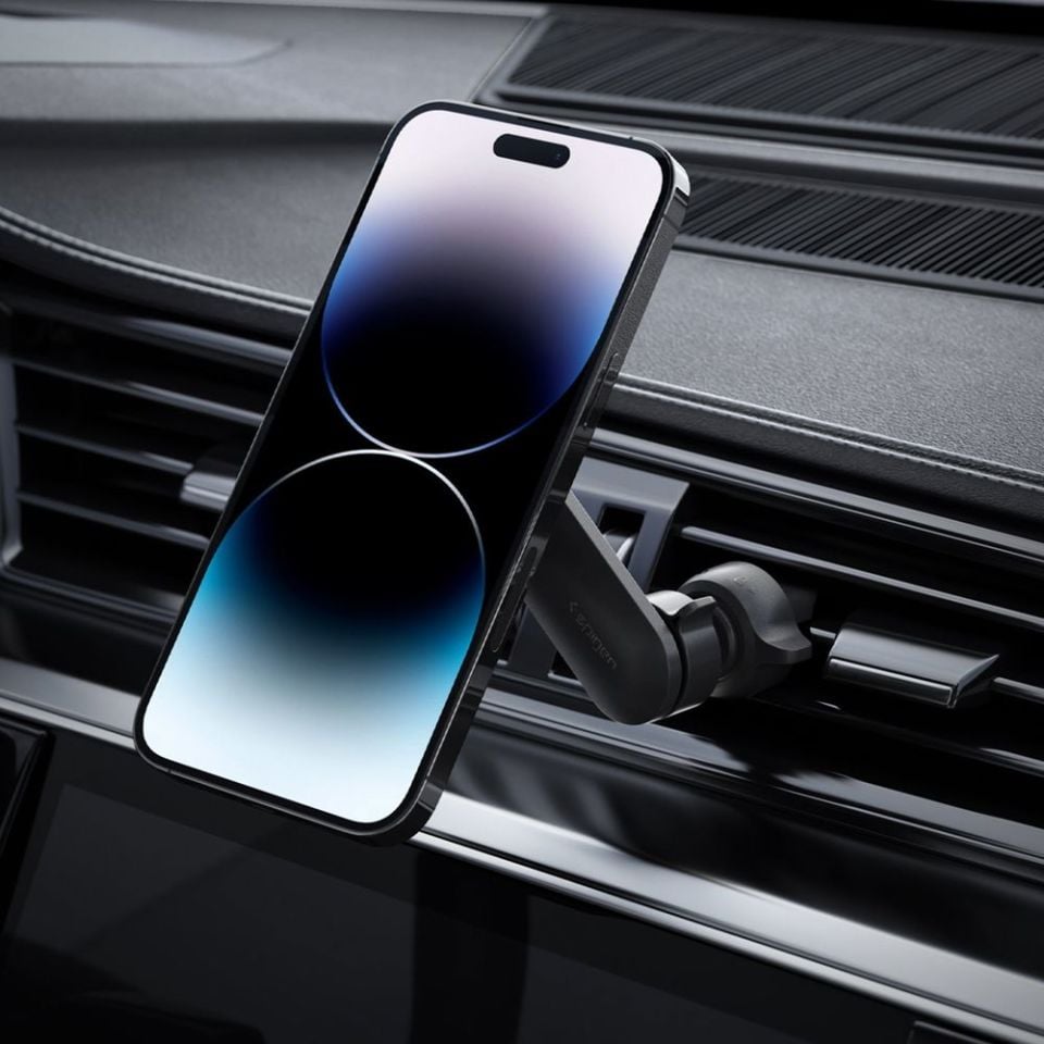 Spigen OneTap AirVent Araç Tutacağı MagSafe iPhone 15 / iPhone 14 / iPhone 13 / iPhone 12 Serisi ile Uyumlu ITS12