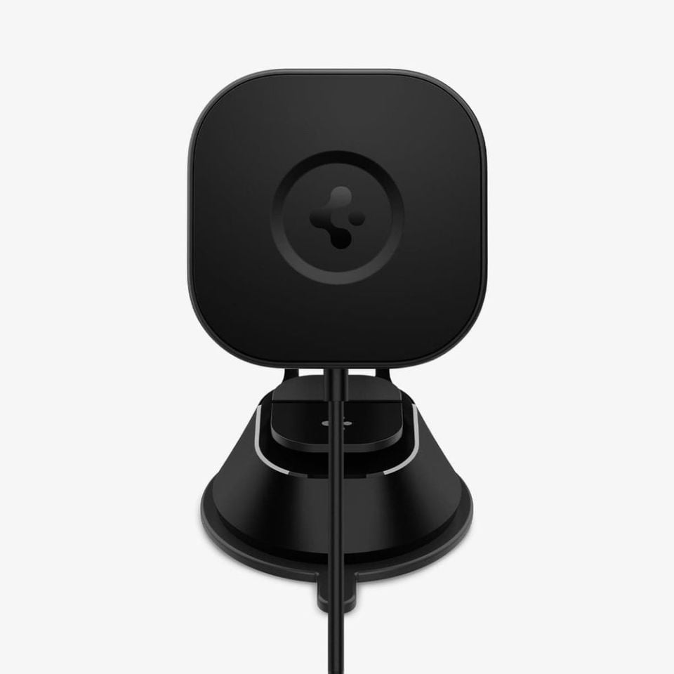 Spigen MagFit Dashboard Araç içi Telefon Tutucu + Manyetik Kablosuz Şarj Cihazı iPhone için MagSafe özellikli OneTap Pro ITS35W