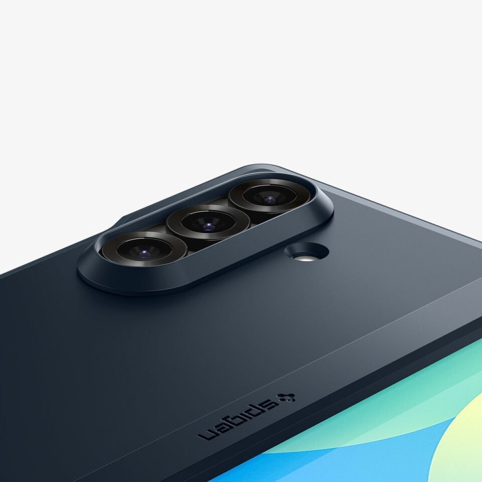 Spigen Galaxy Z Fold 7 Ekstra Dayanıklı Kılıf Tough Armor Pro Hava Kanalı Teknolojisi™ Askeri Sınıf Koruma MagFit özellikli Black Çift Katman Kapak Metal Slate