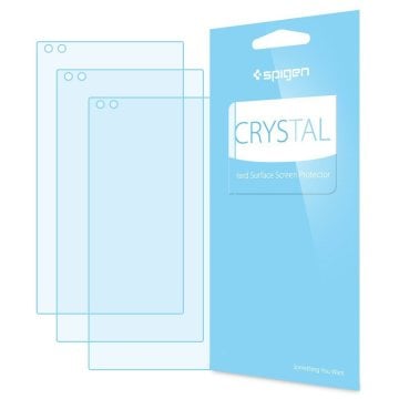 LG V10 Ekran Koruyucu, Spigen Crystal 3 Adet