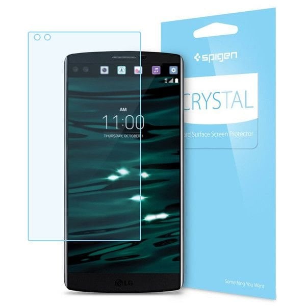 LG V10 Ekran Koruyucu, Spigen Crystal 3 Adet