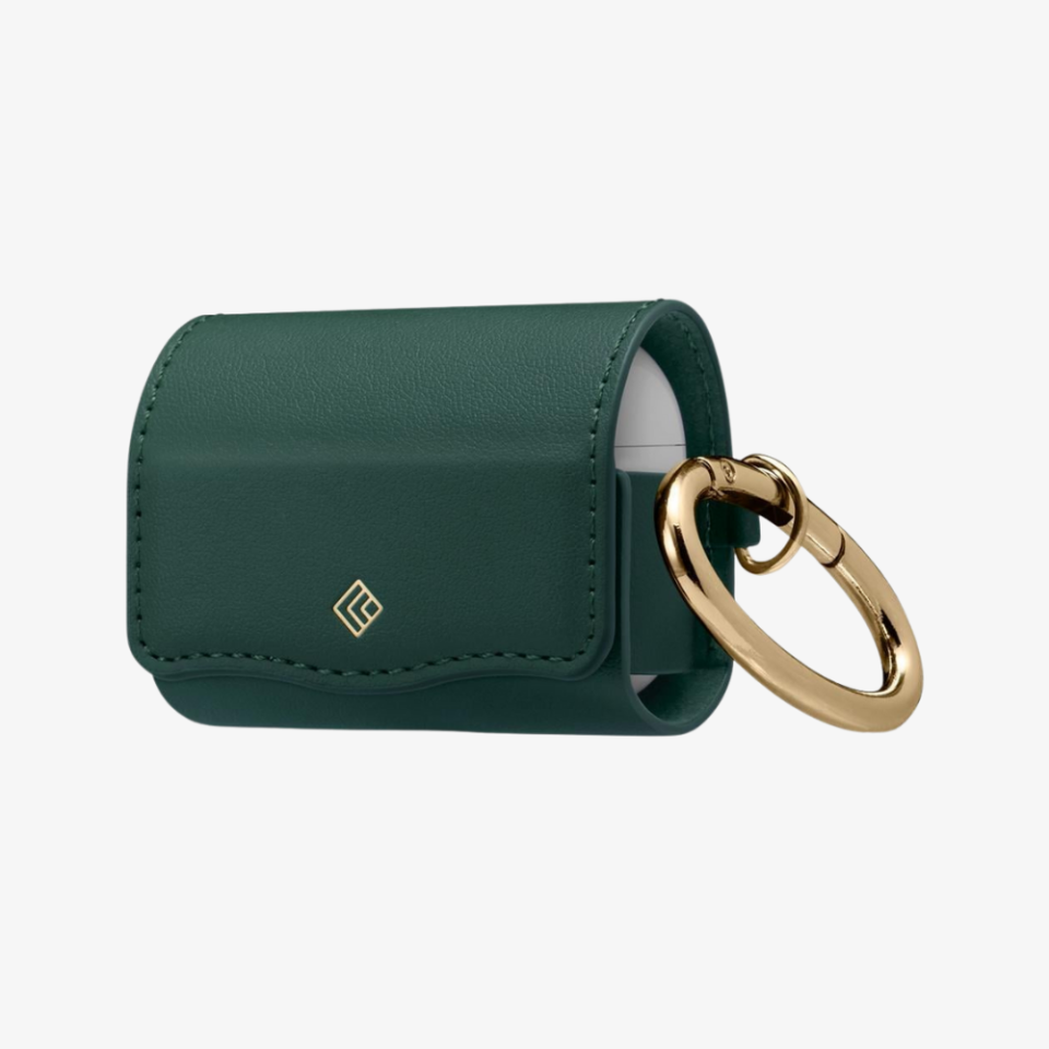 AirPods Pro Kulaklık Kılıfı, Caseology Chic Leather Green