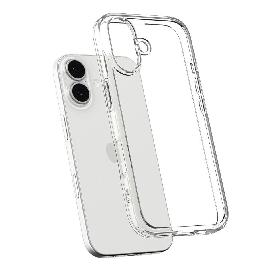 Spigen iPhone 17 ince Kılıf Ultra Hybrid Sararma Karşıtı DuraClear™ Hava Kanalı Teknolojisi™ Askeri Sınıf Koruma Şeffaf Kapak Crystal Clear