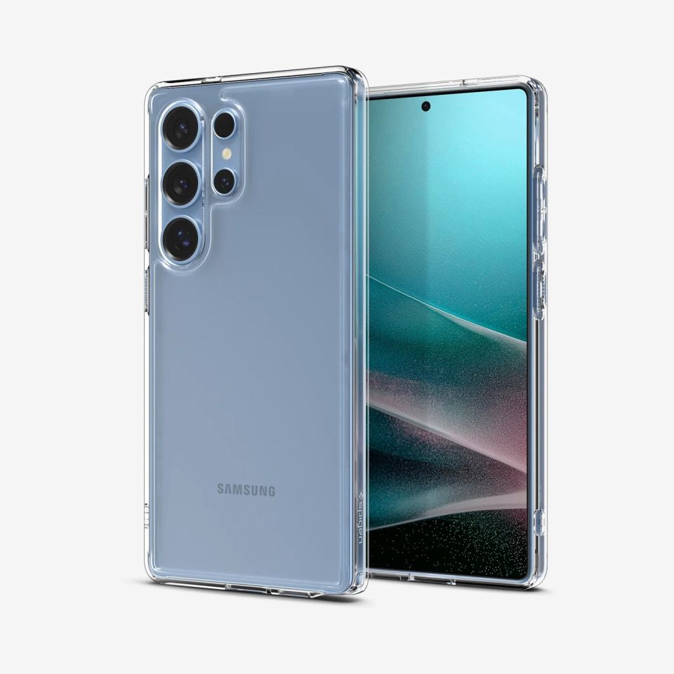Spigen Galaxy S25 Ultra Kılıf Crystal Hybrid Crystal Clear